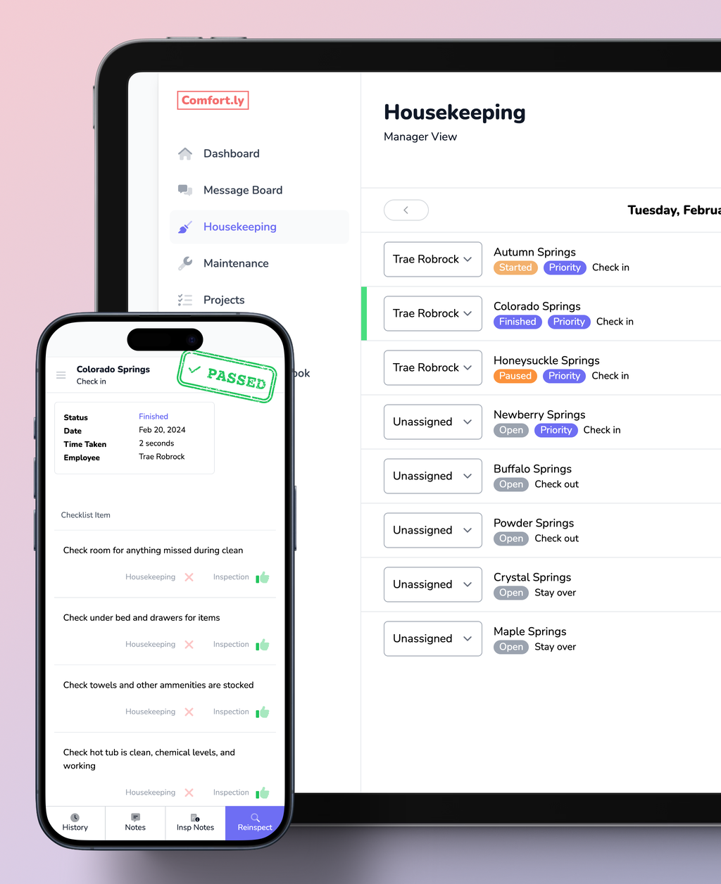 First version of Comfortly
